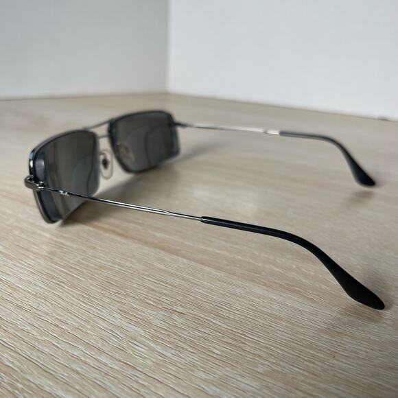 Ray-Ban RB3240 004 Sunglasses Eyeglasses Silver Metal Frames Only 58-16 Italy - Picture 7 of 8